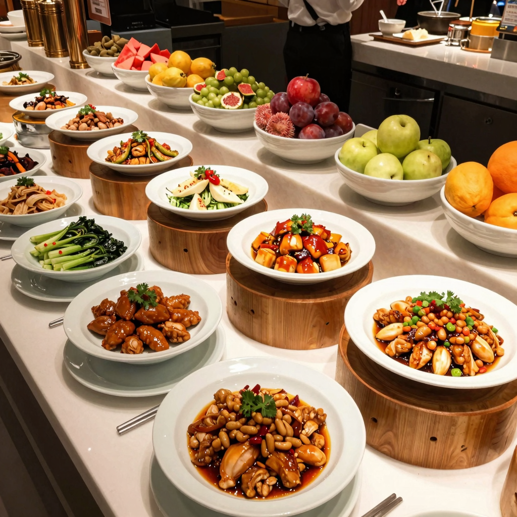 Buffet Display at A Plus China Buffet