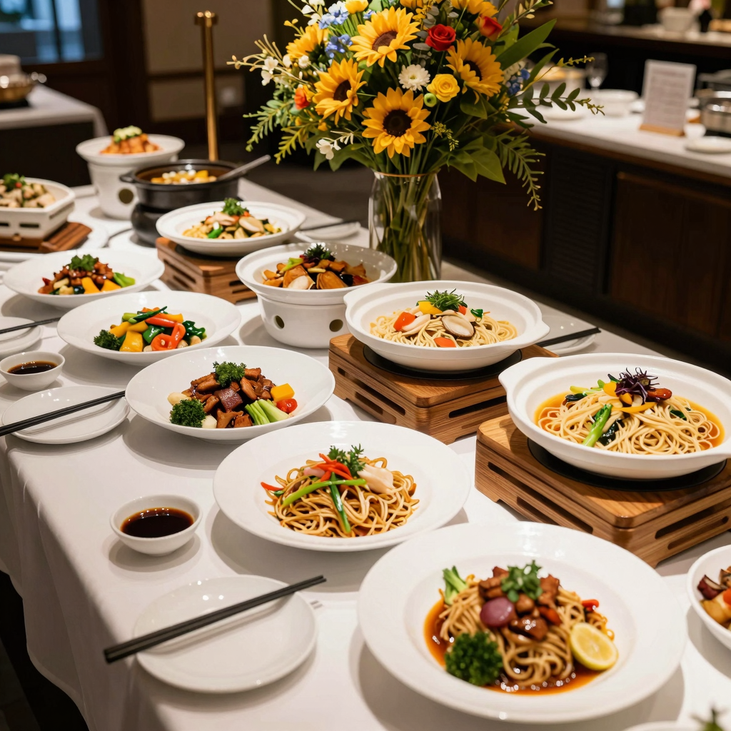 Buffet setup at De Pere China Buffet