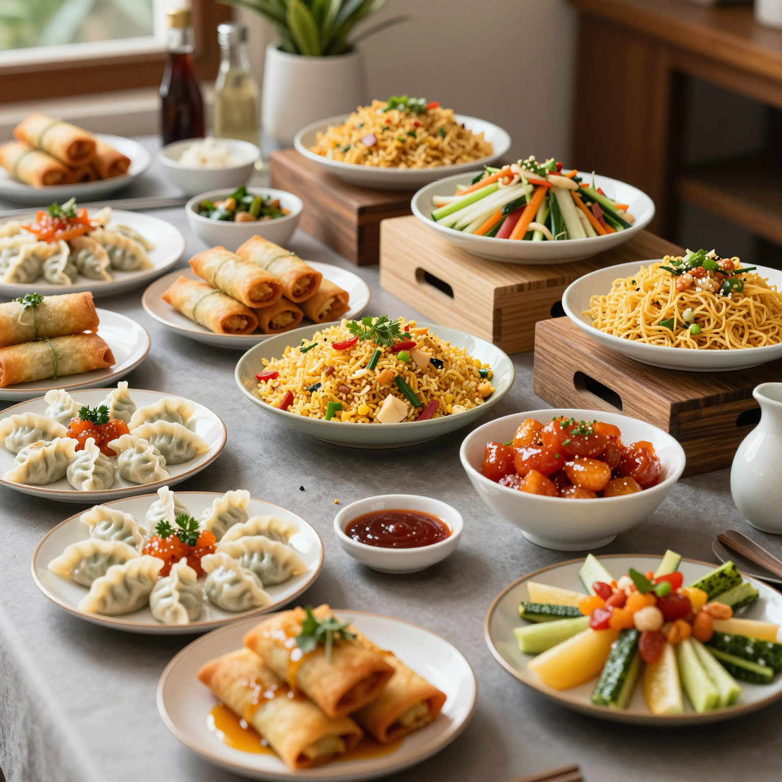 Vibrant Buffet Spread