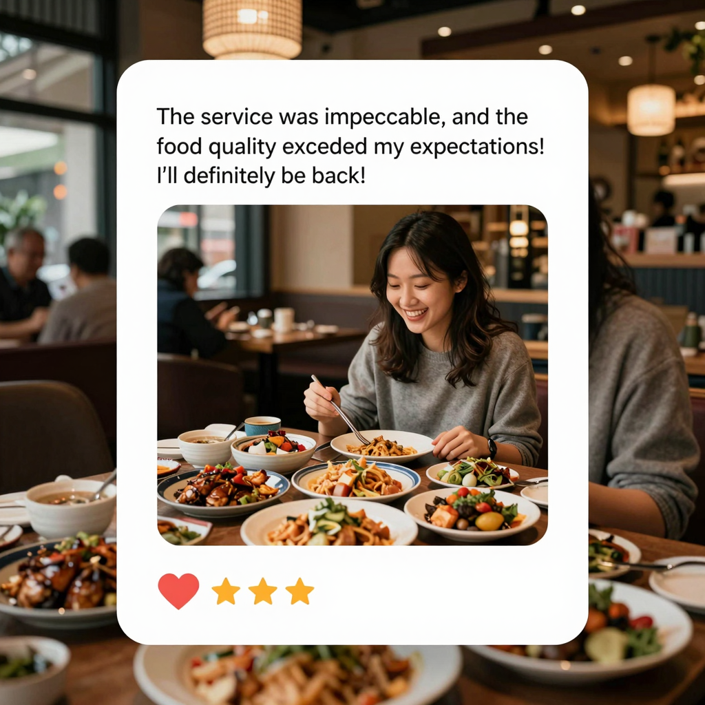 Customer testimonial image for China Buffet