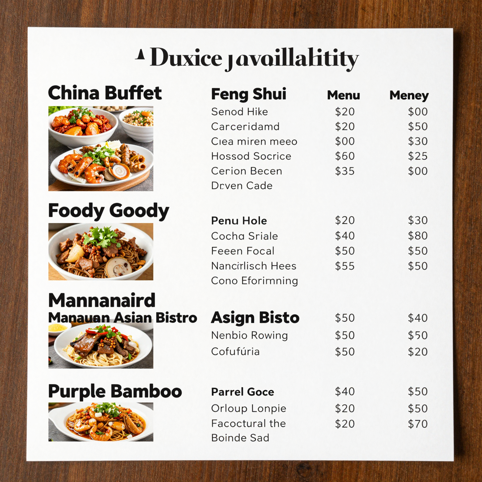 Local Restaurant Delivery Comparison