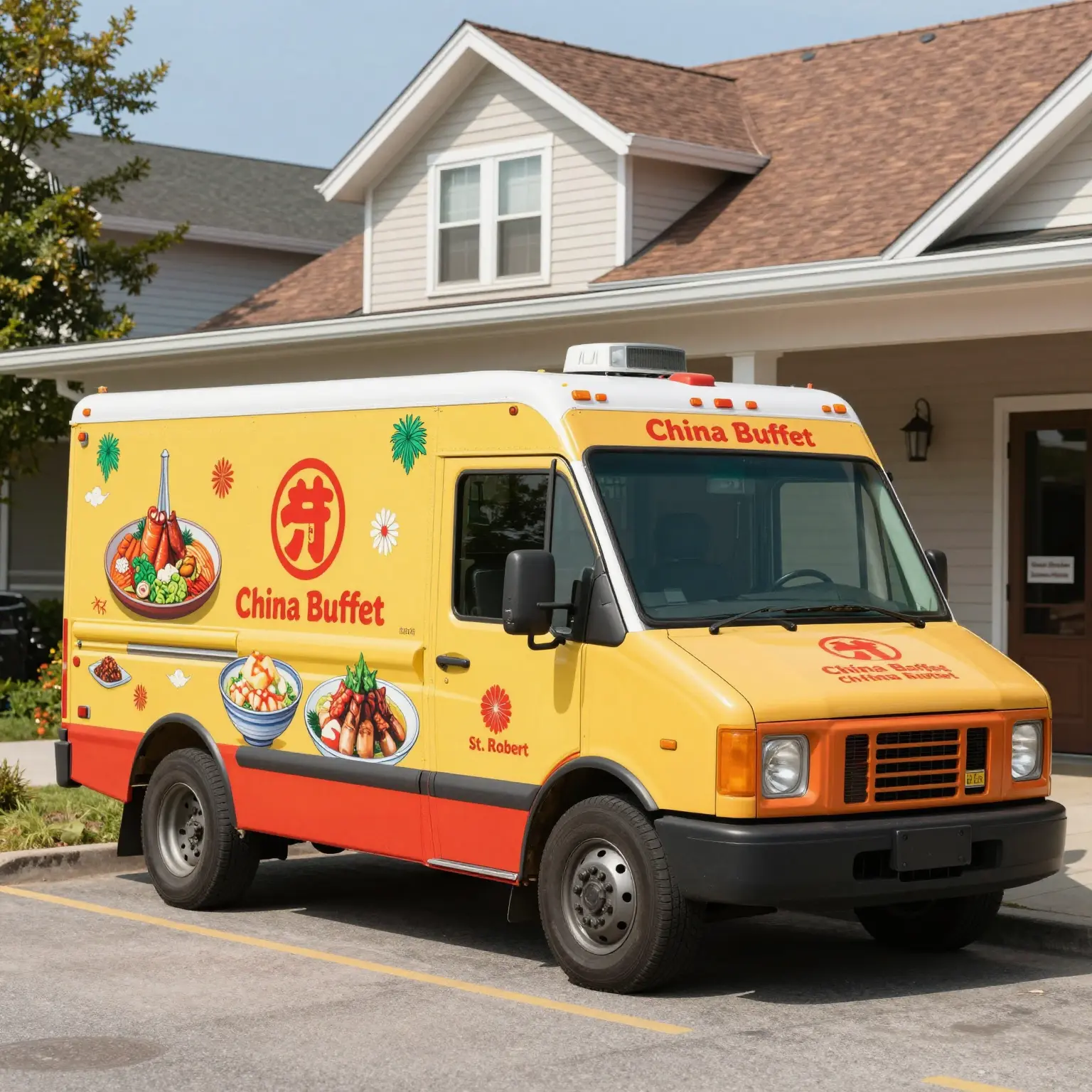 China Buffet Delivery Vehicle