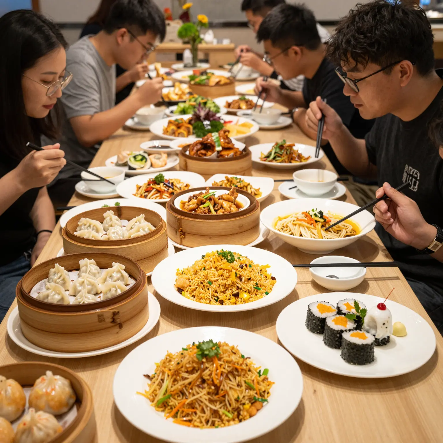 China Bear Buffet Spread