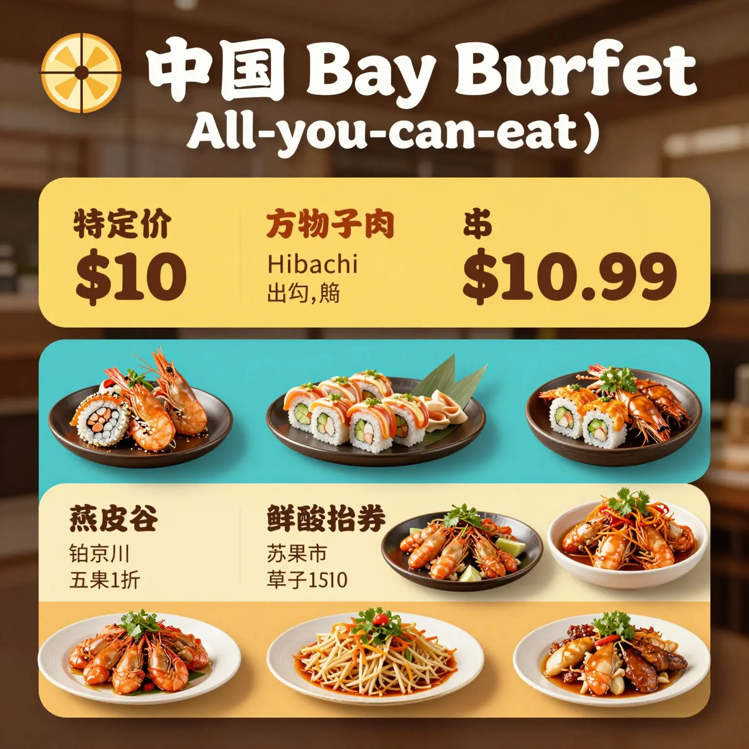 China Bay Buffet Infographic