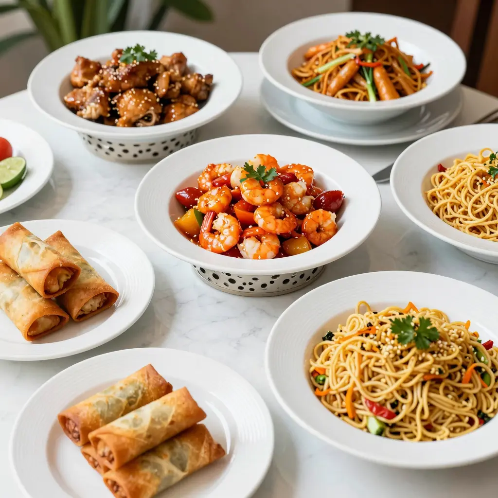 Popular Chinese Buffet Dishes