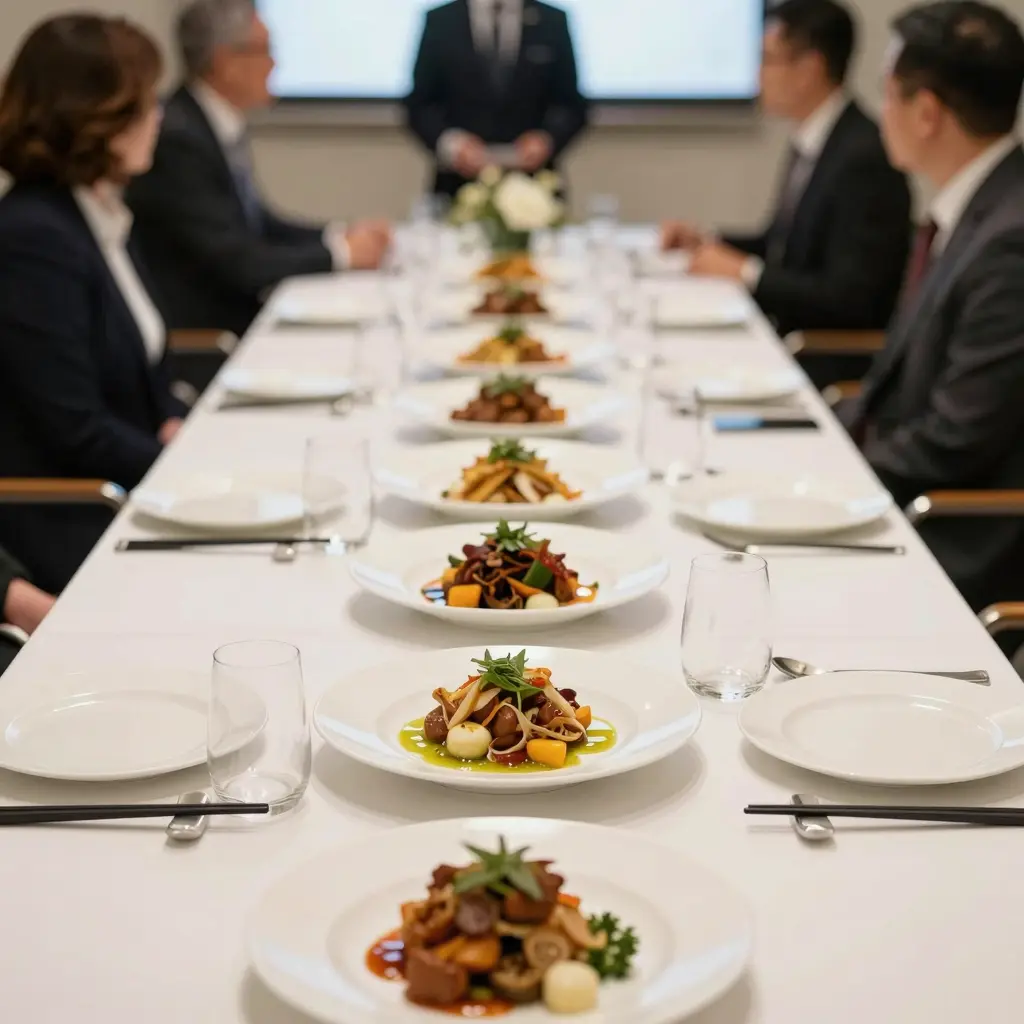 Corporate Dining Setting